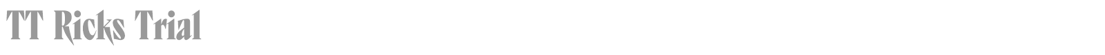 TT Ricks font preview